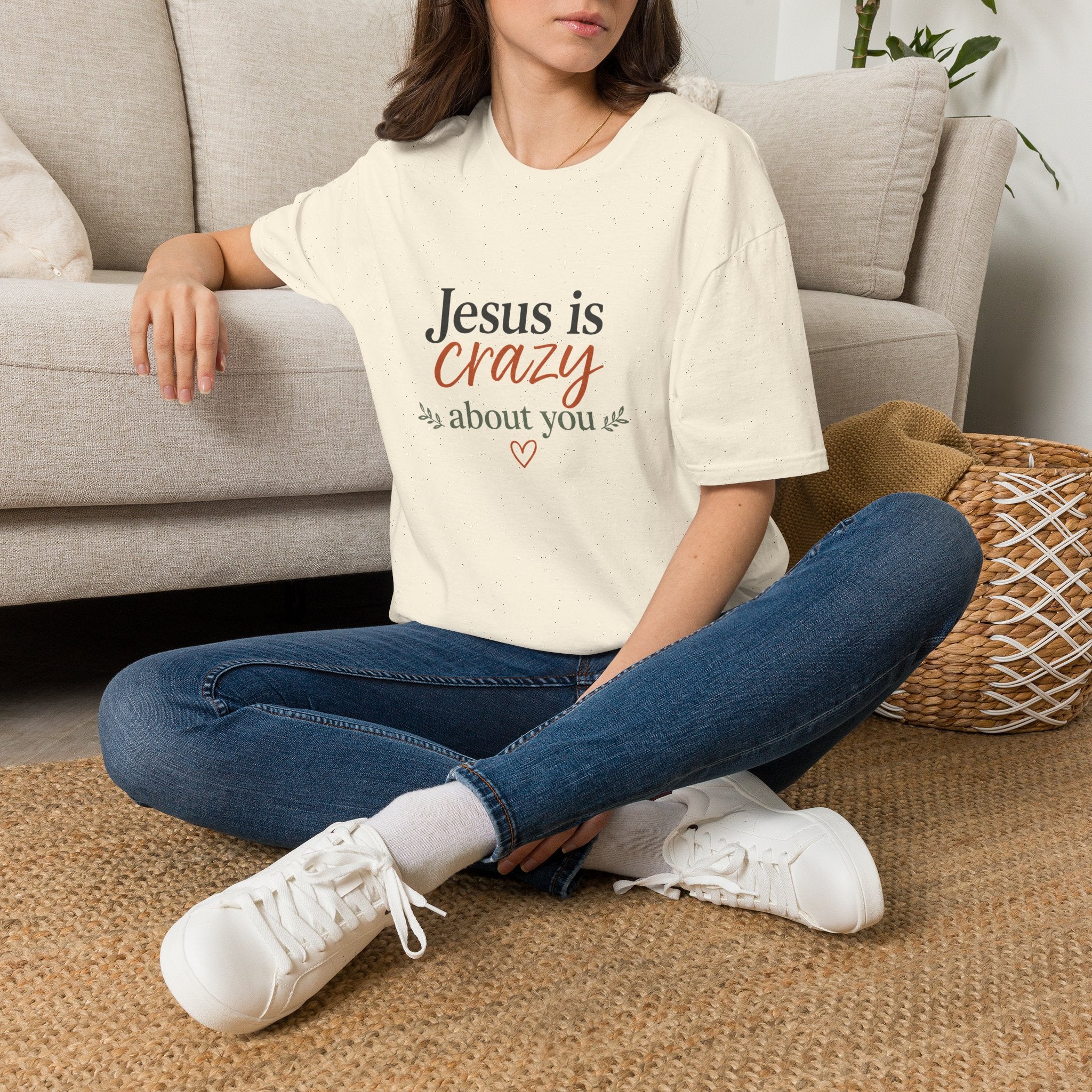 Jesus is Crazy about You T-Shirt | Christian Faith Tee, Inspirational Scripture Shirt