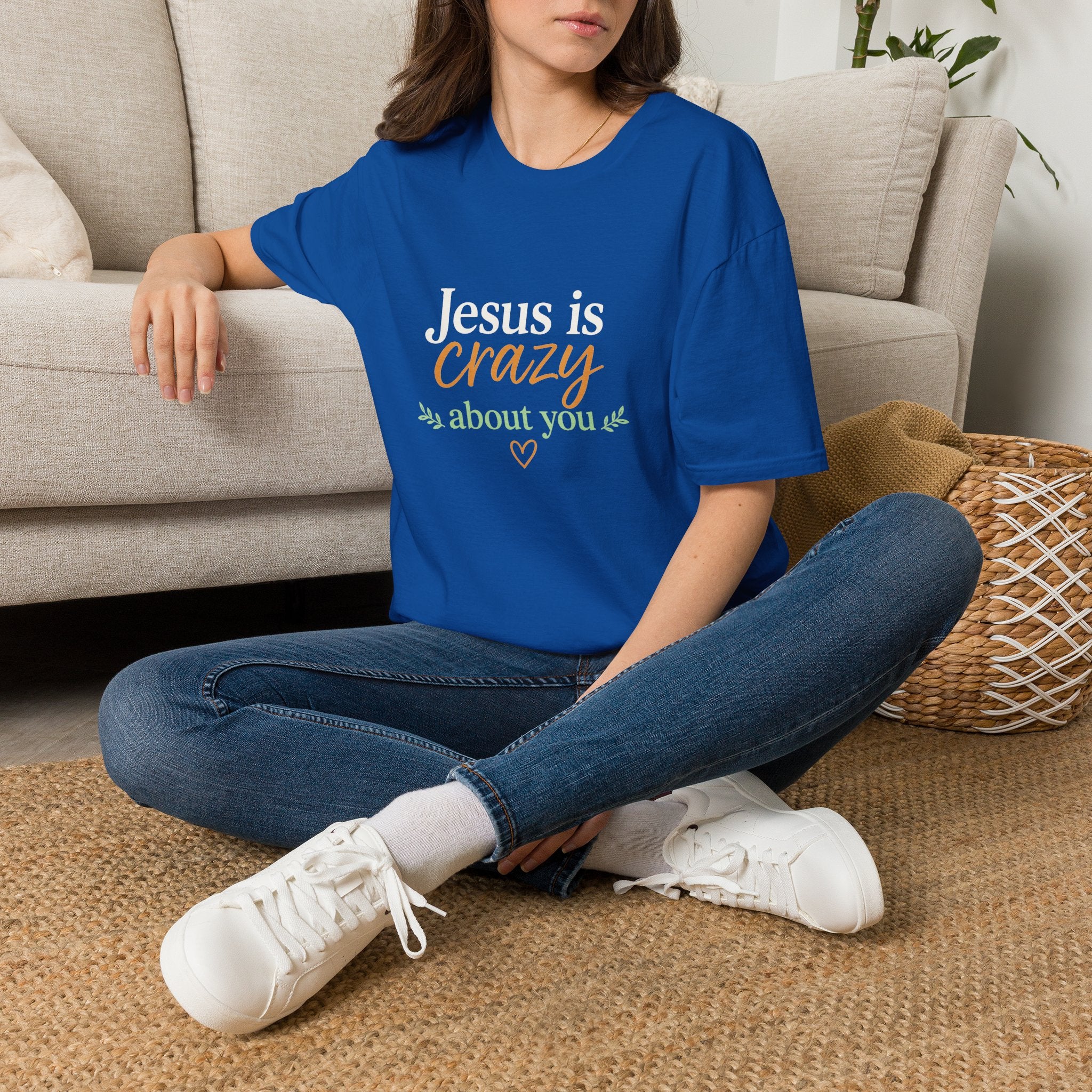 Jesus is Crazy about You T-Shirt | Christian Faith Tee, Inspirational Scripture Shirt
