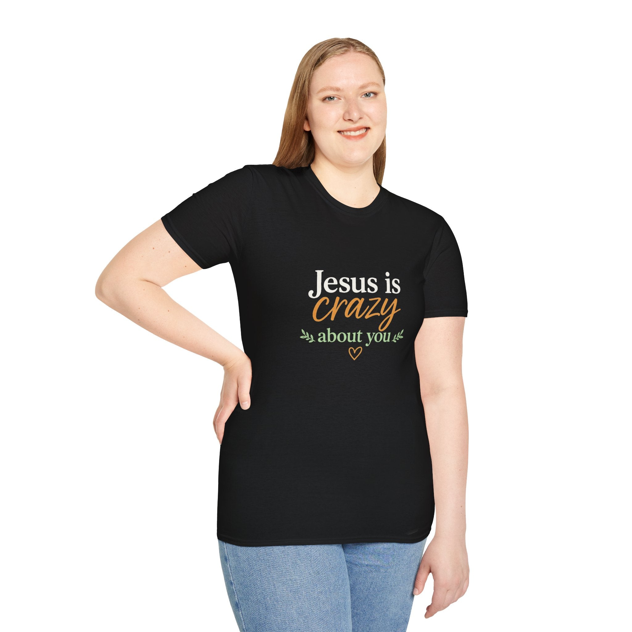 Jesus is Crazy about You T-Shirt | Christian Faith Tee, Inspirational Scripture Shirt