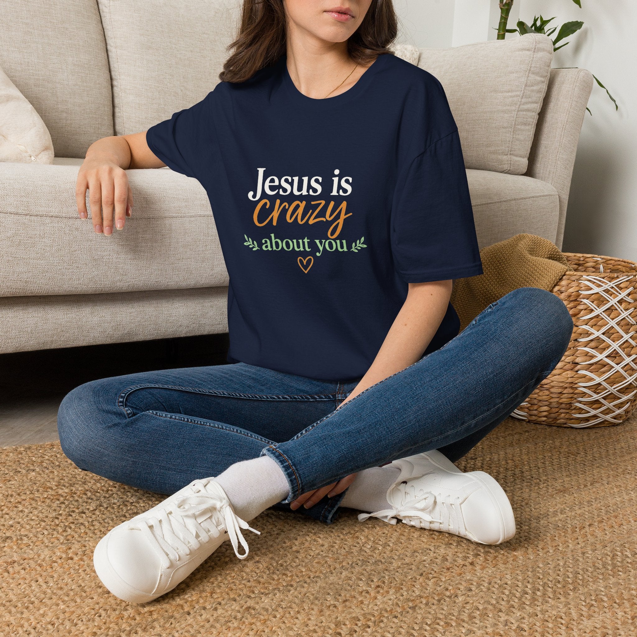 Jesus is Crazy about You T-Shirt | Christian Faith Tee, Inspirational Scripture Shirt