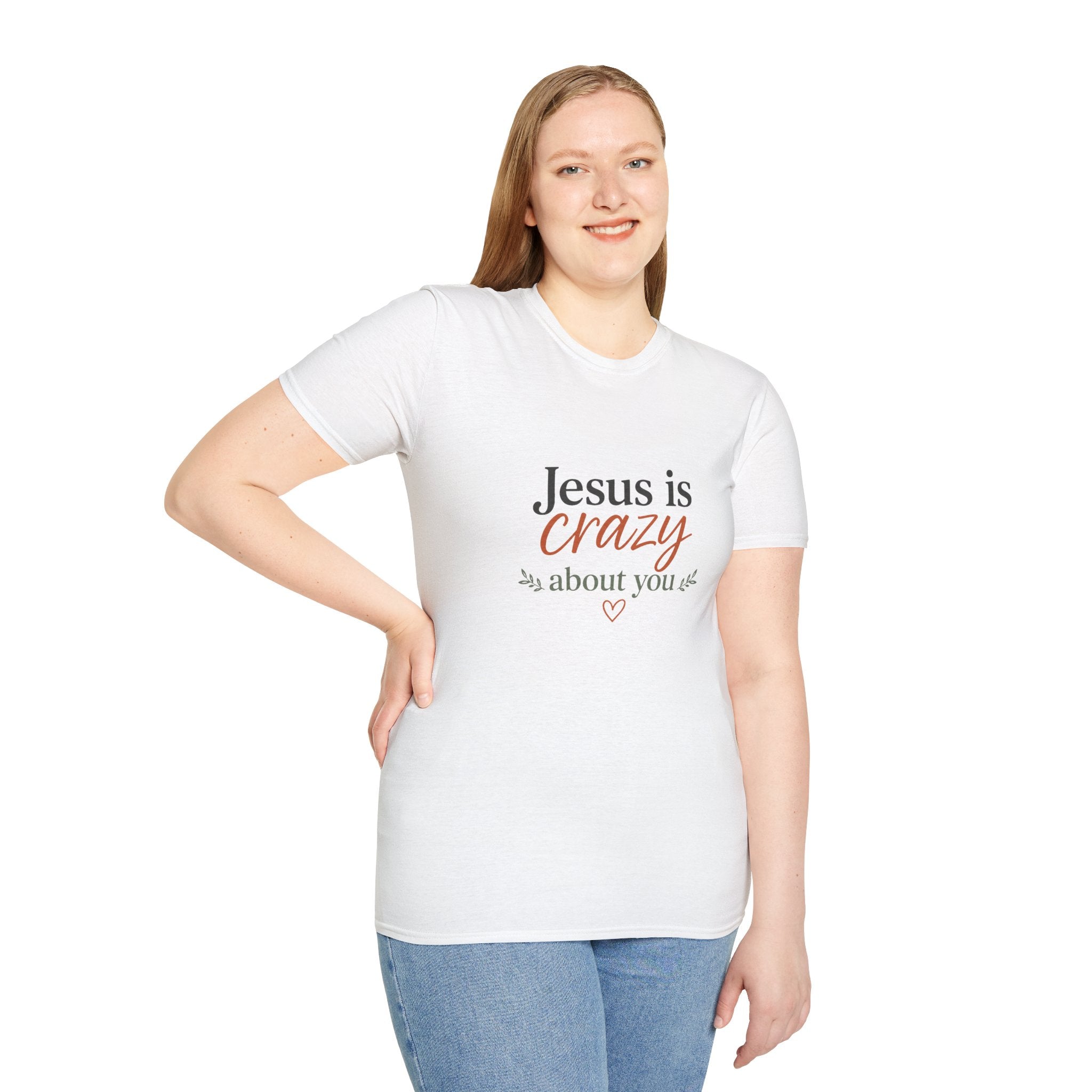 Jesus is Crazy about You T-Shirt | Christian Faith Tee, Inspirational Scripture Shirt
