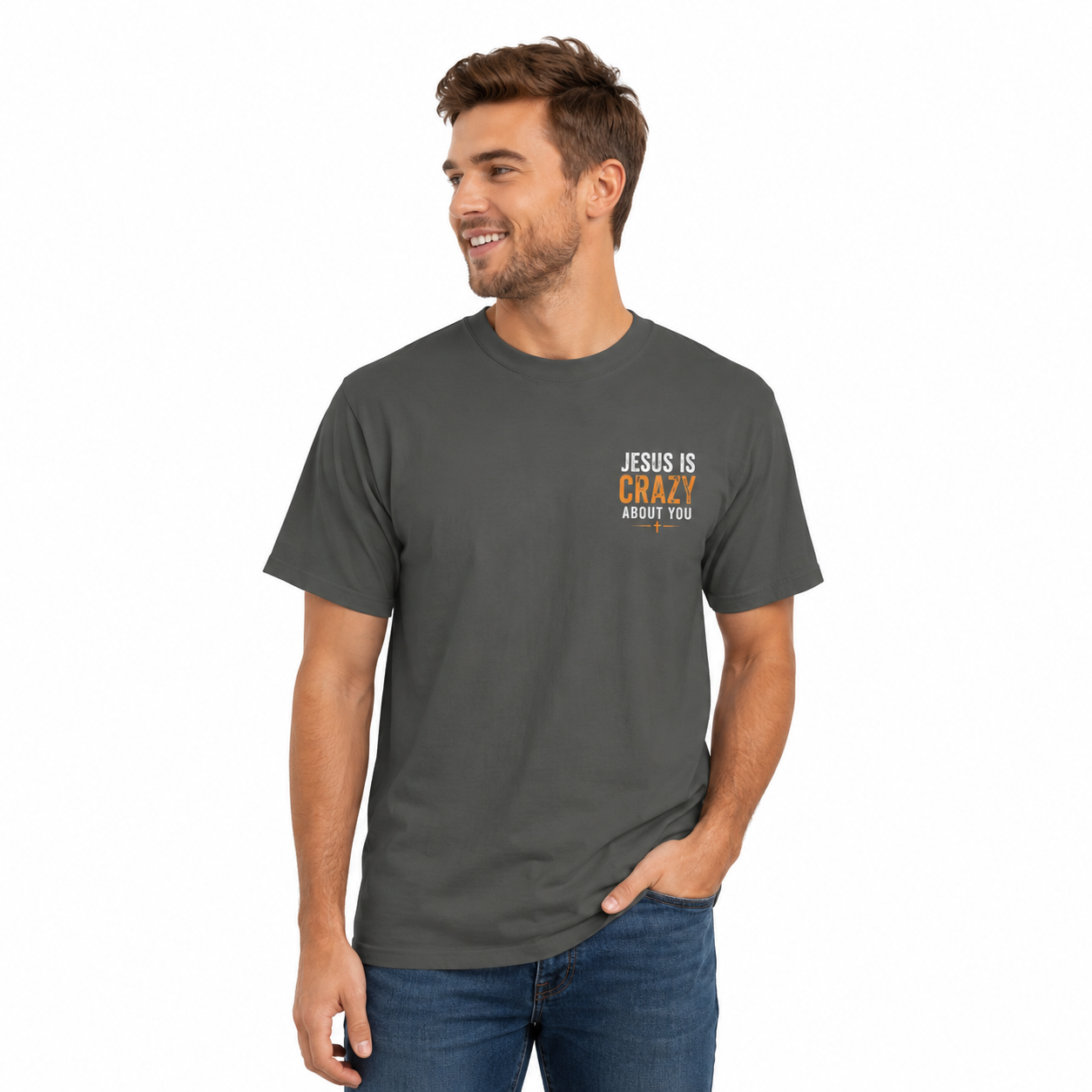 Jesus Is Crazy About You T-shirt | Christian Faith Tee