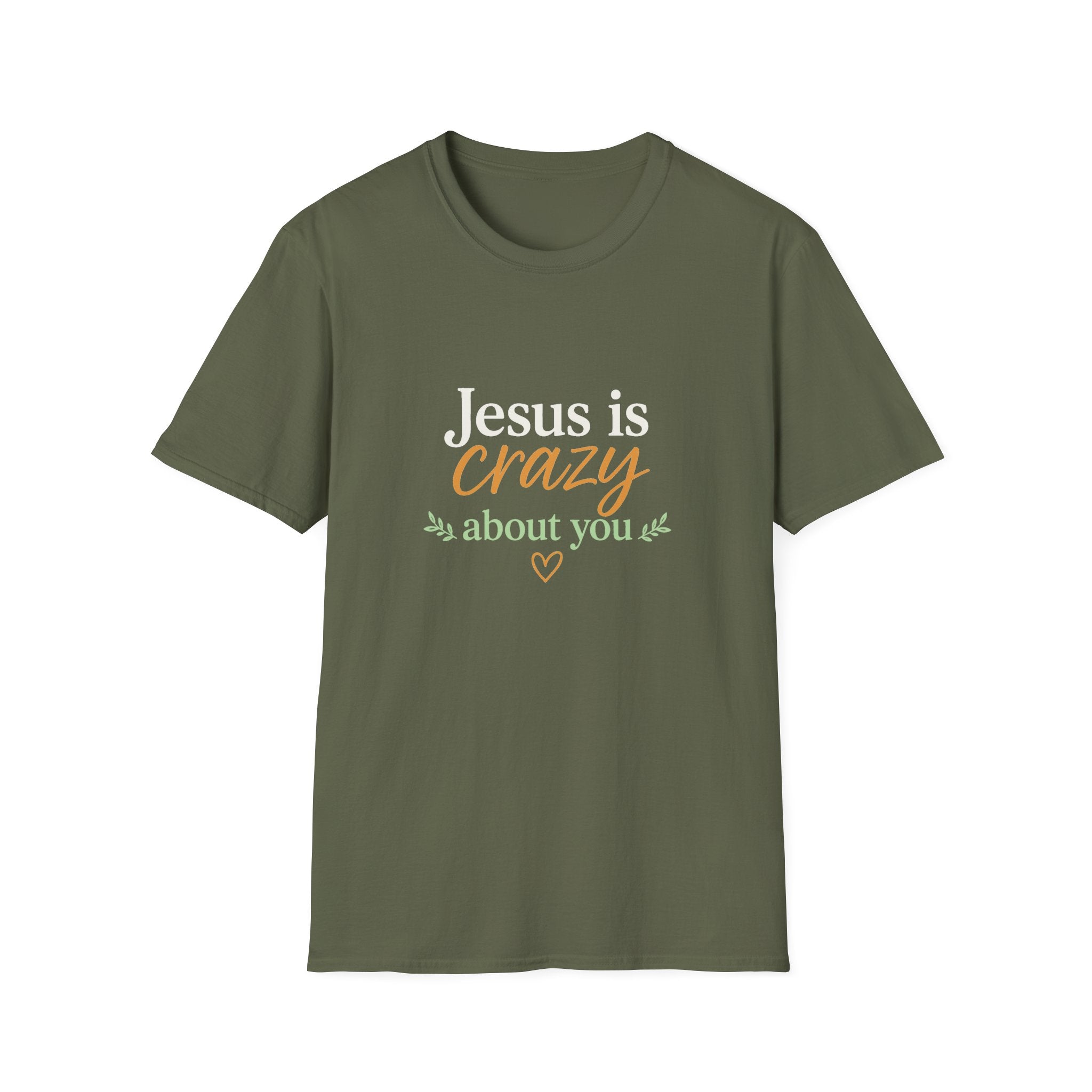 Jesus is Crazy about You T-Shirt | Christian Faith Tee, Inspirational Scripture Shirt